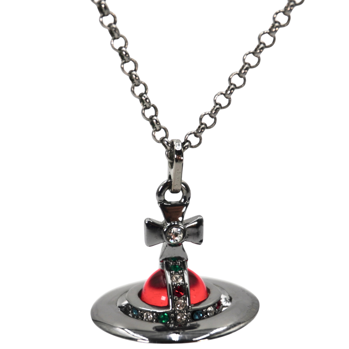 Collar Vivienne Westwood Orb Gunmetal