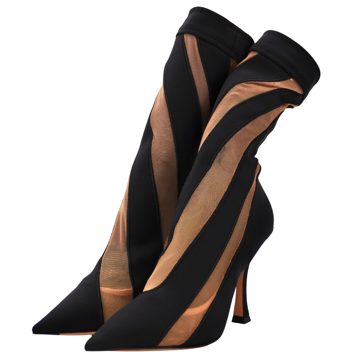 Botines Jimmy Choo x Mugler Negro