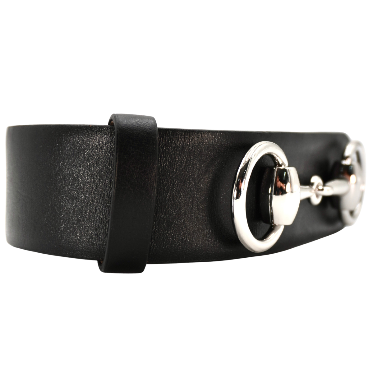 Cinturon Gucci Horsebit Negro