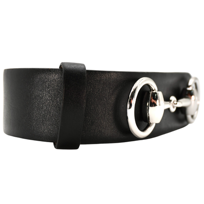 Cinturon Gucci Horsebit Negro