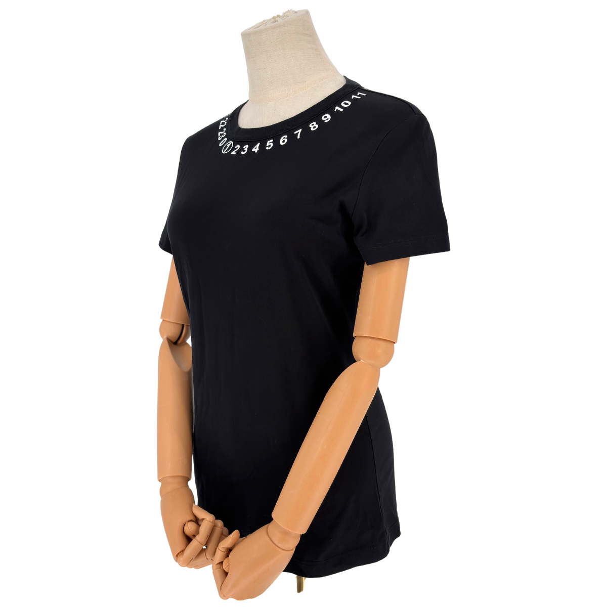 Playera MM6 Maison Margiela Numbers Negro