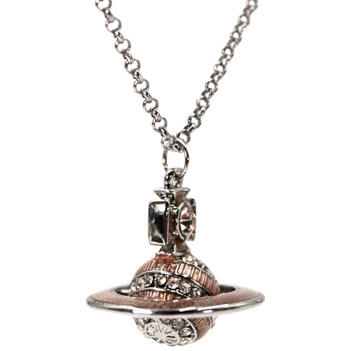 Collar Vivienne Westwood Saturn Plateado
