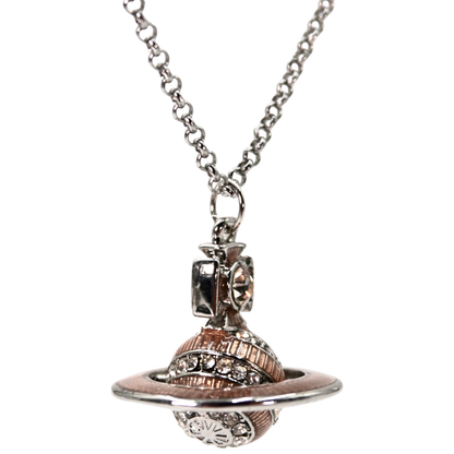 Collar Vivienne Westwood Saturn Plateado