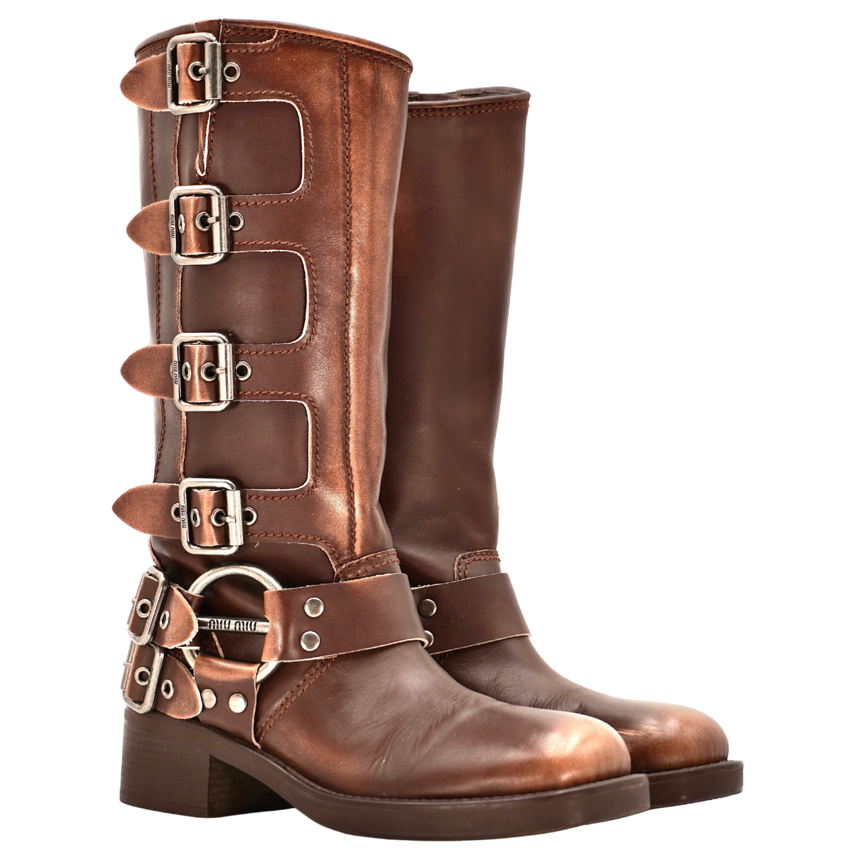 Botas Miu Miu Cafes
