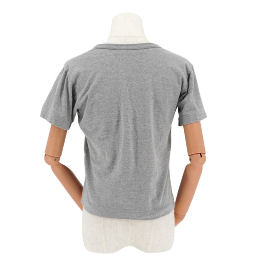 Playera Comme des Garçons Double Heart Logo Gris PLAY