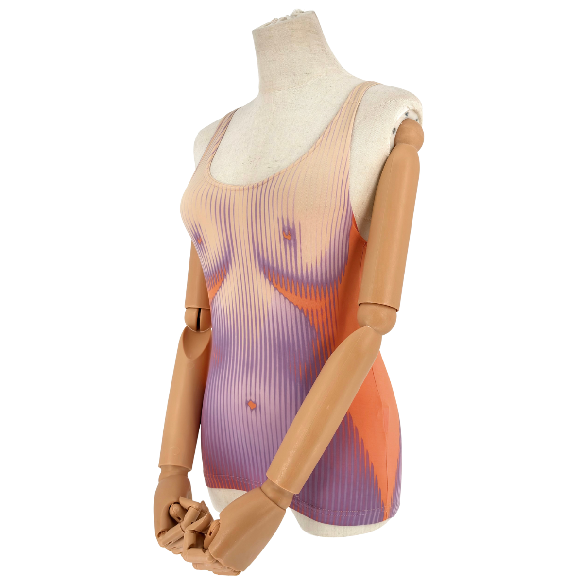 Blusa Jean Paul Gaultier x Y/Project Trompe-l'oeil