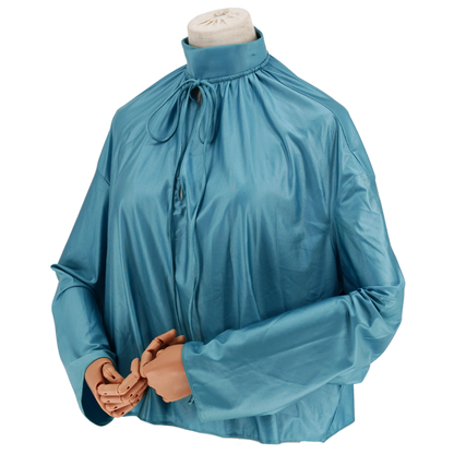 Blusa Balenciaga Satin Azul