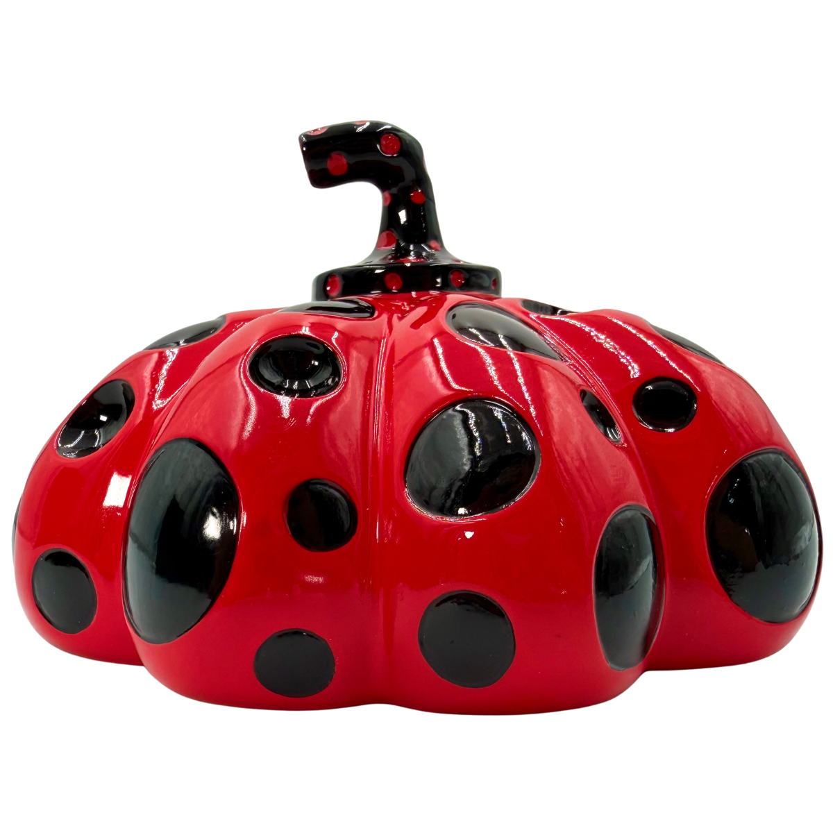 Escultura Yayoi Kusama Calabaza