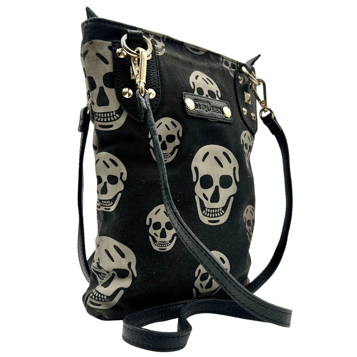 Bolsa Alexander McQueen Skull Negro tela