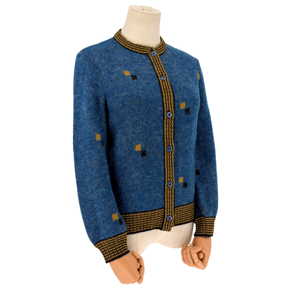 Cardigan Salvatore Ferragamo Azul