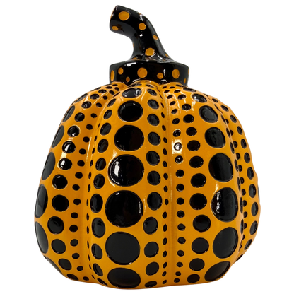 Escultura decorativa Yayoi Kusama Calabaza Amarillo