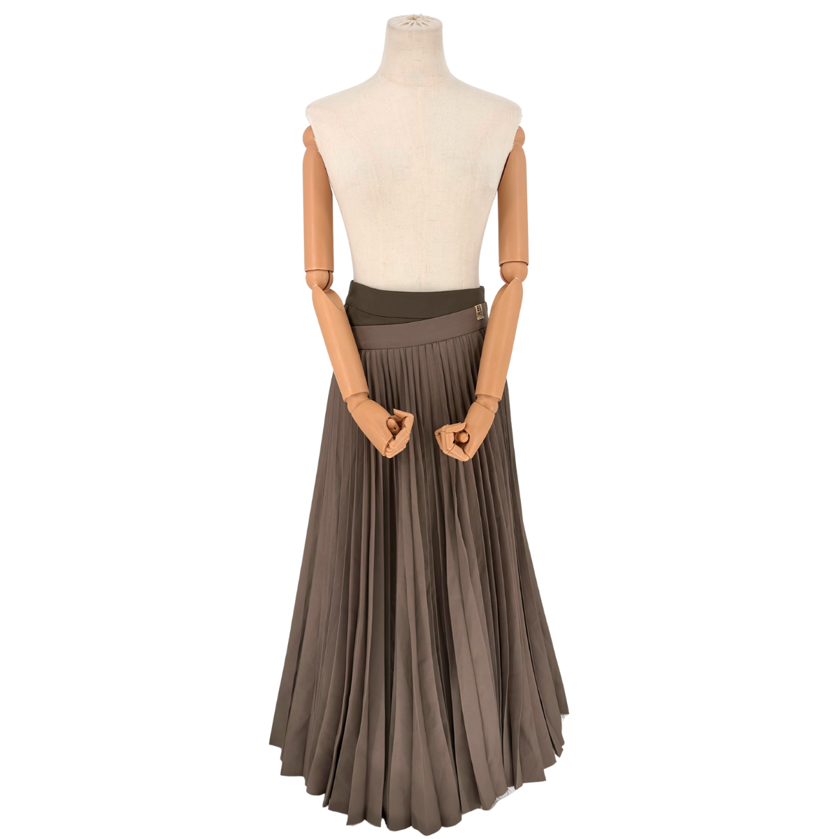 Falda Mihara Yasuhiro MMY Pleated Gris