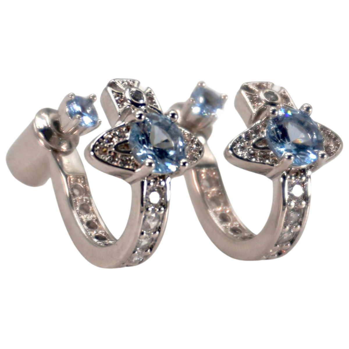 Aretes Vivienne Westwood Maitena Azul