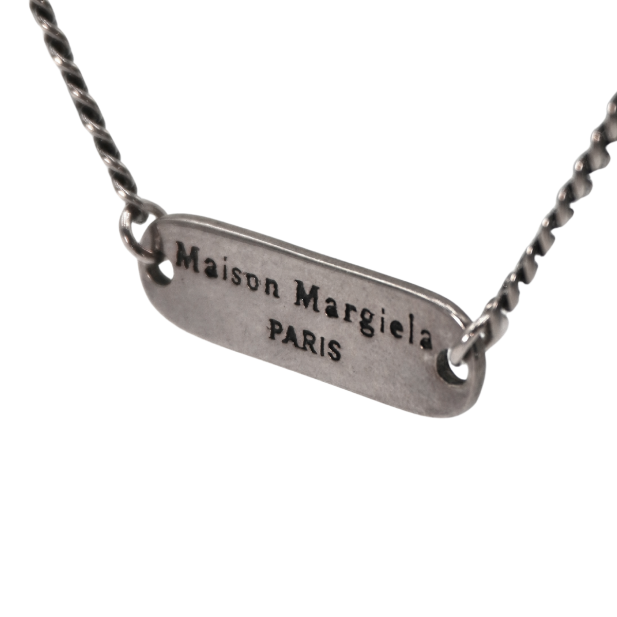 Collar Maison Margiela Plateado