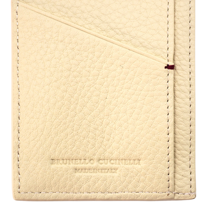 Brunello Cucinelli Beige Card Holder