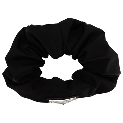 Scrunchie Prada Tessuto Negro