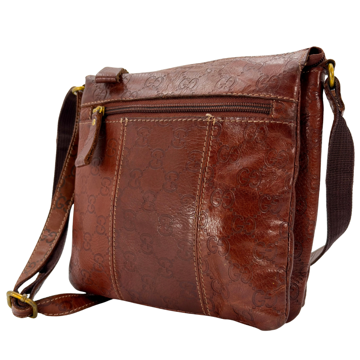 Bolsa de Mano Gucci Monogram Café