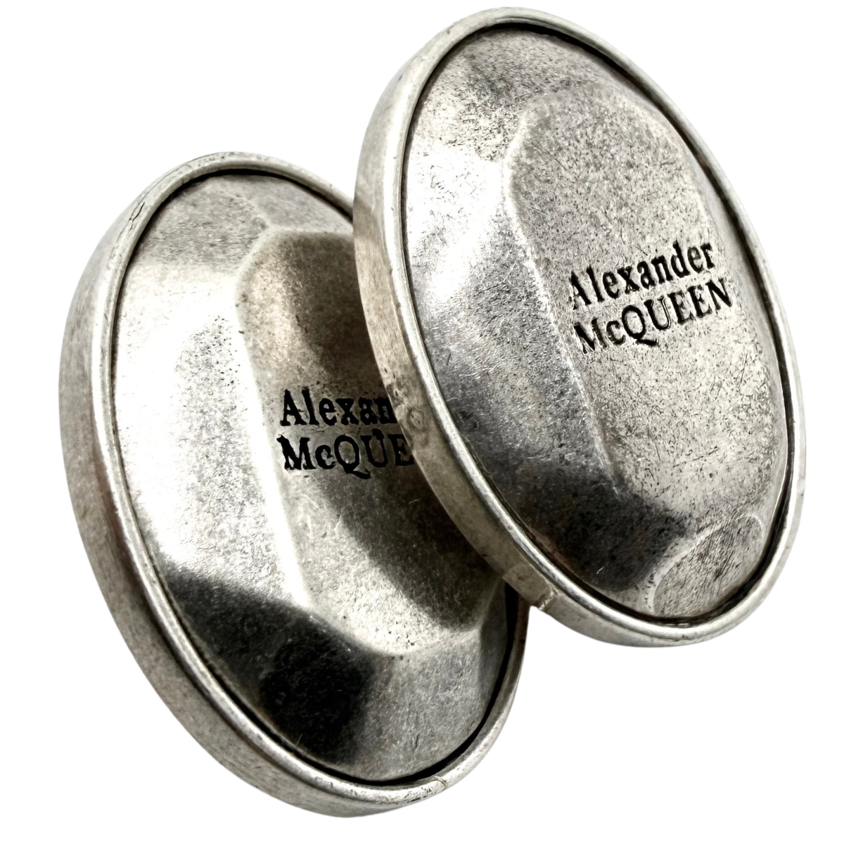 Aretes Alexander McQueen Plateado Stud