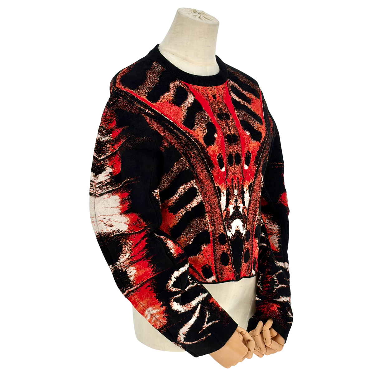 Sueter  Alexander McQueen Feather Print