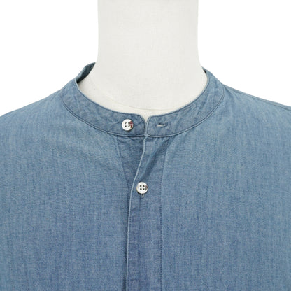 Camisa Kapital denim con parches smiley