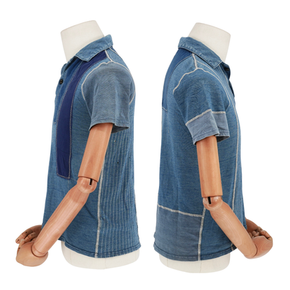 Camisa Kapital Denim Patchwork Pullover