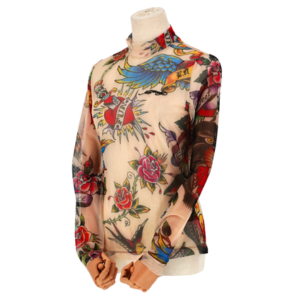 Playera Ed Hardy Tattoo Mesh
