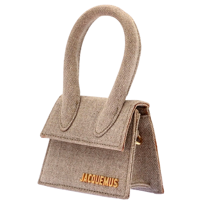 Bolsa Jacquemus Le Chiquito Canvas Beige
