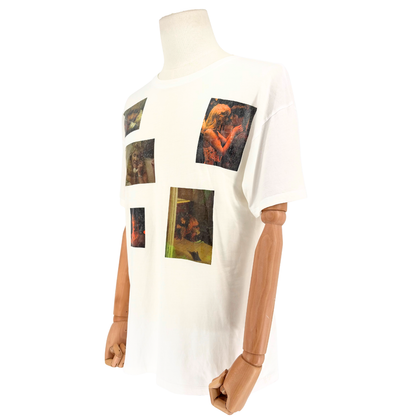 Camiseta Raf Simons Playera AW19/20 Print Blanca