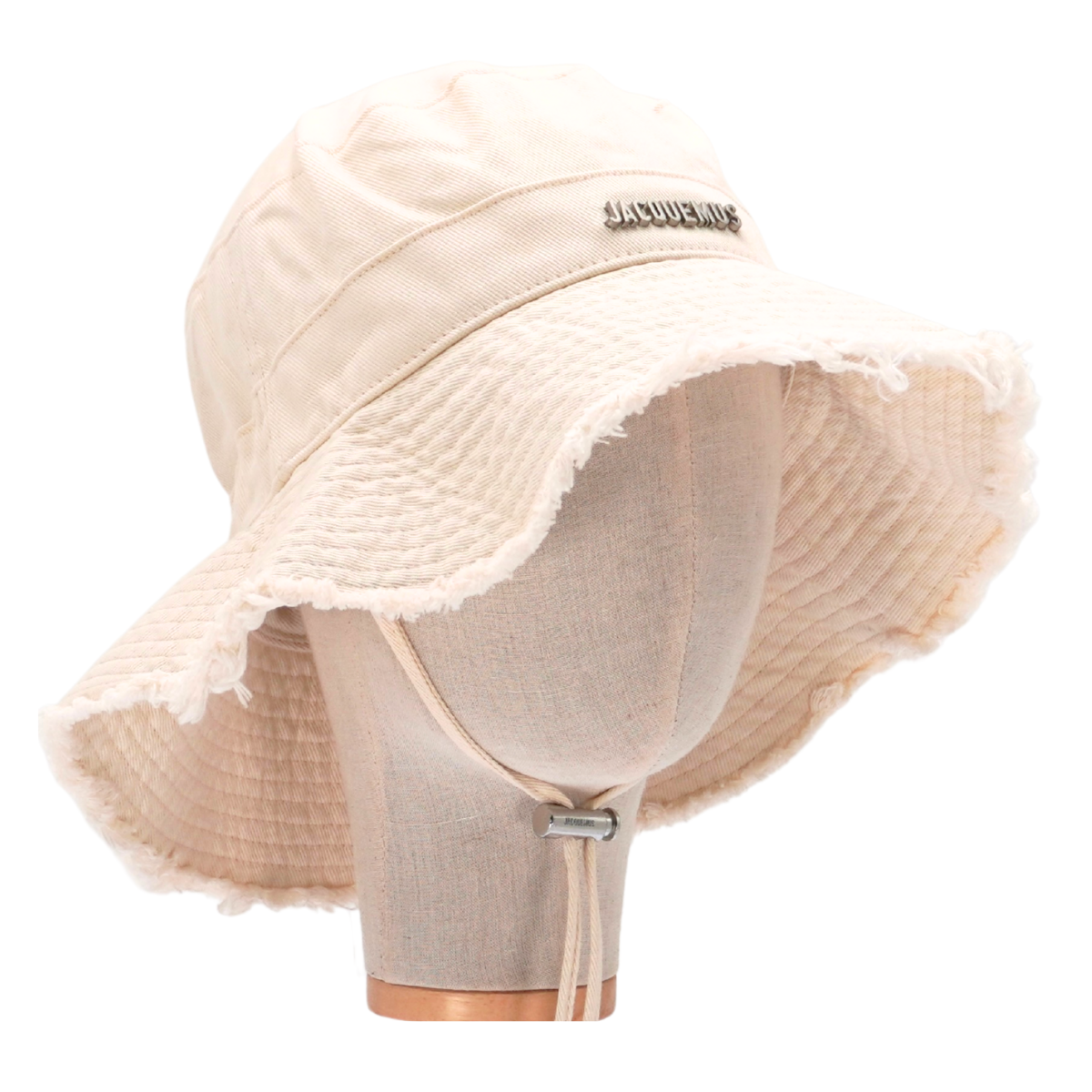 Bucket Hat Jacquemus Le bob Artichaut Crema Distressed