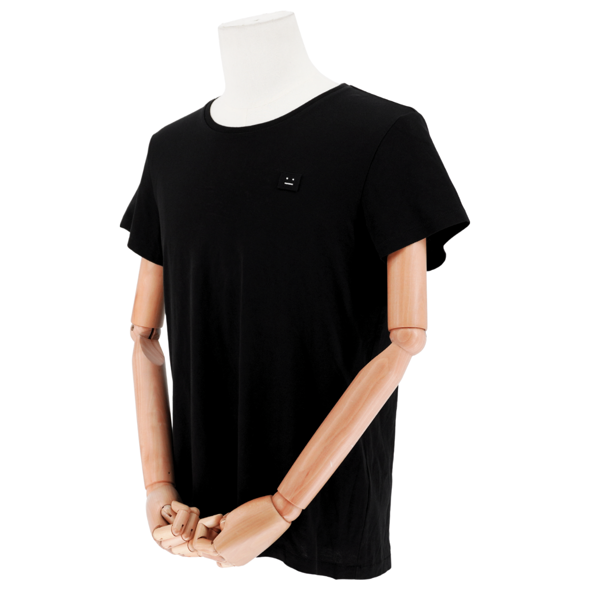 Playera Acne Studios Black Smiley