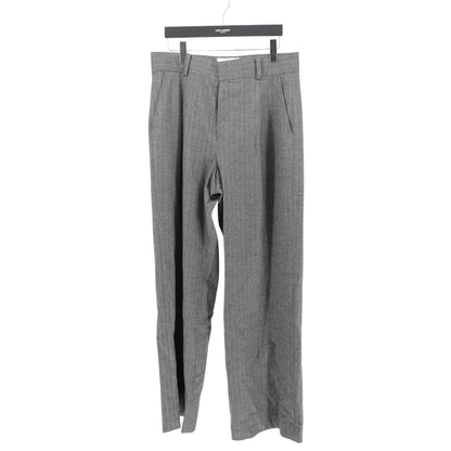 Suit Yves Saint Laurent fw peak lapel gray set