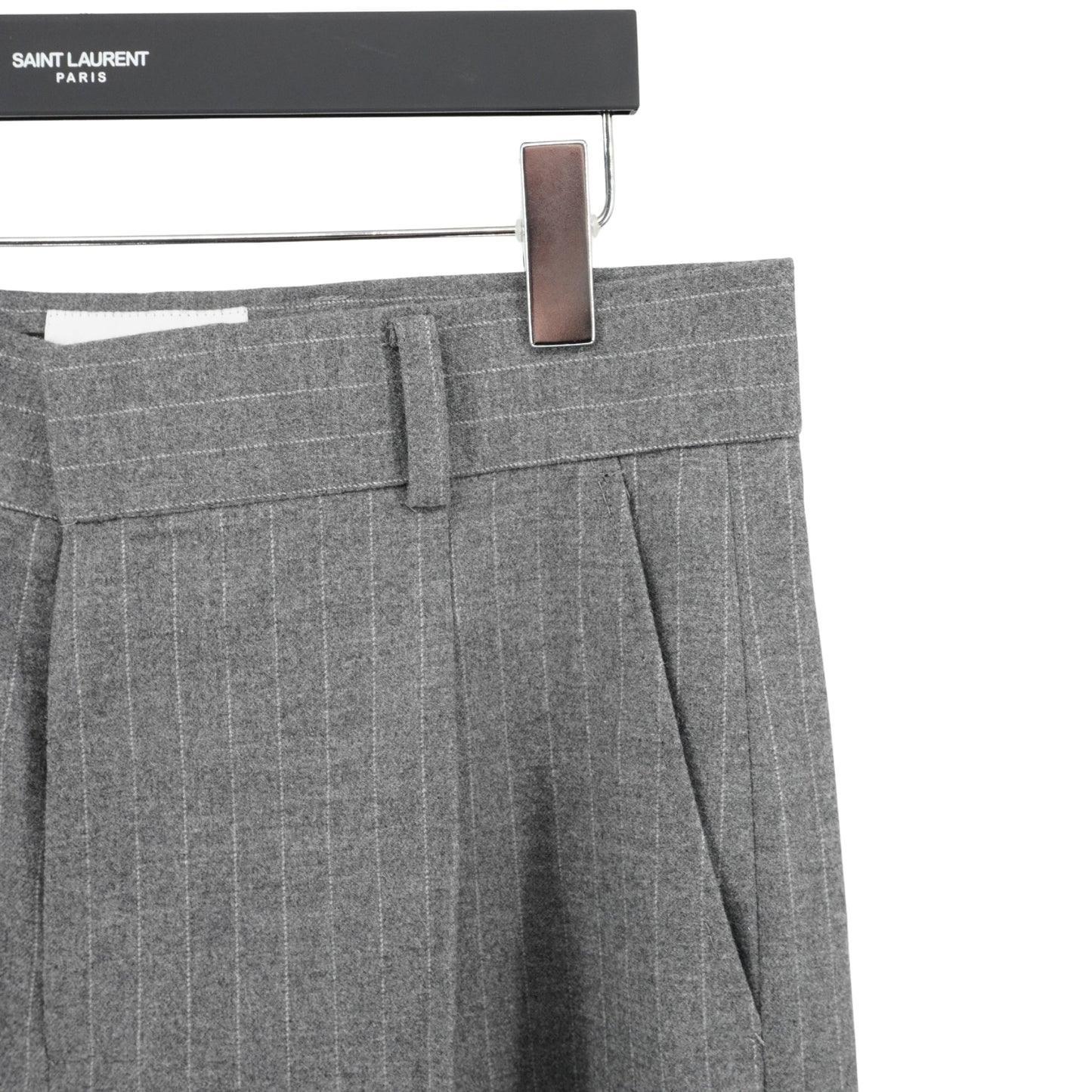 Suit Yves Saint Laurent fw peak lapel gray set