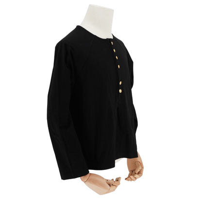 Playera Yohji Yamamoto Gold buckle collar