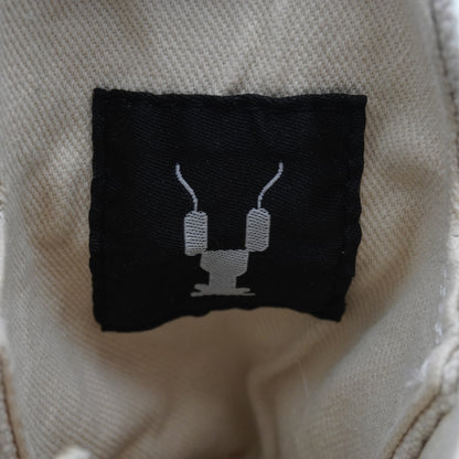 Tenis Rick Owens Calzado Canvas Distressed High-Top