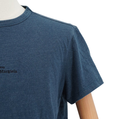 Playera Maison Margiela Distorted Logo Crewneck Blue
