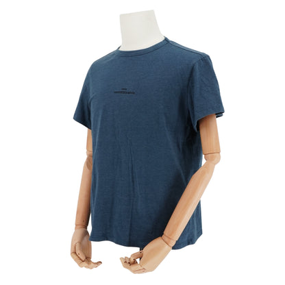 Playera Maison Margiela Distorted Logo Crewneck Blue