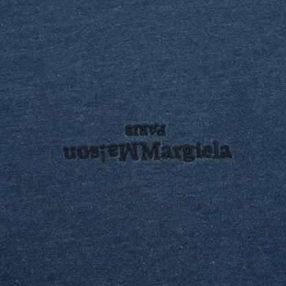 Playera Maison Margiela Distorted Logo Crewneck Blue