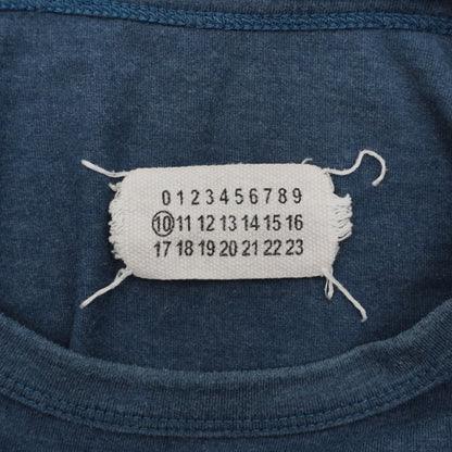 Playera Maison Margiela Distorted Logo Crewneck Blue