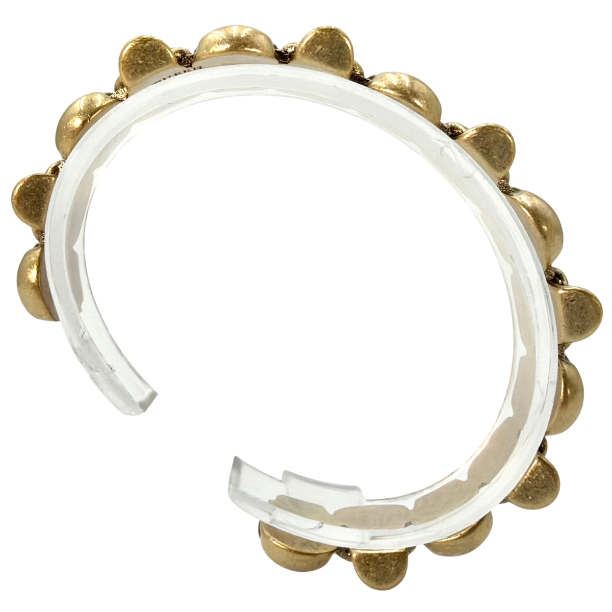 Pulsera Alexander McQueen Skull Dorado