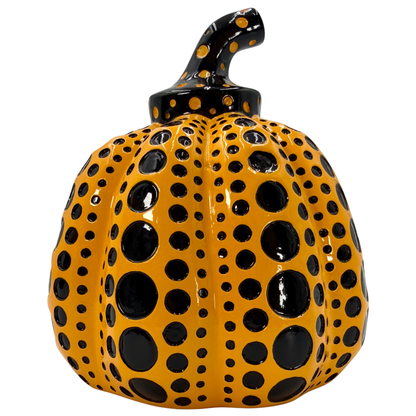 Escultura decorativa Yayoi Kusama Calabaza Amarillo