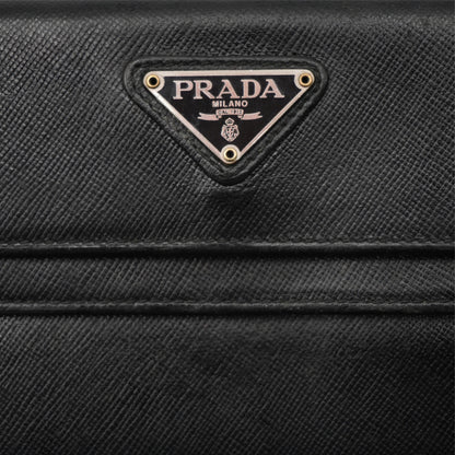 Cartera Prada Saffiano Leather Wallet Black