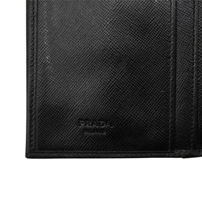 Cartera Prada Saffiano Leather Wallet Black