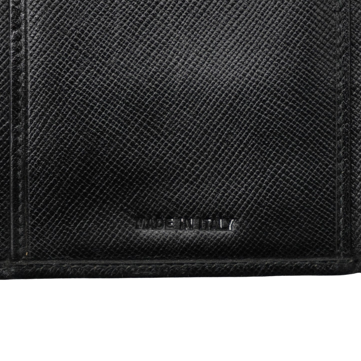 Cartera Prada Saffiano Leather Wallet Black