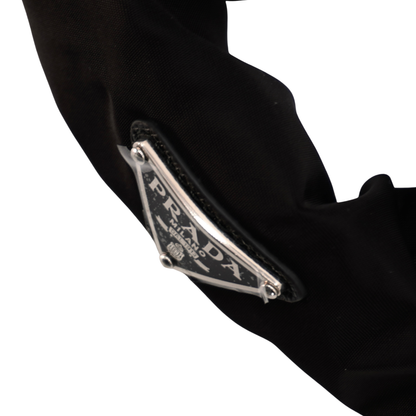 Scrunchie Prada Tessuto Negro