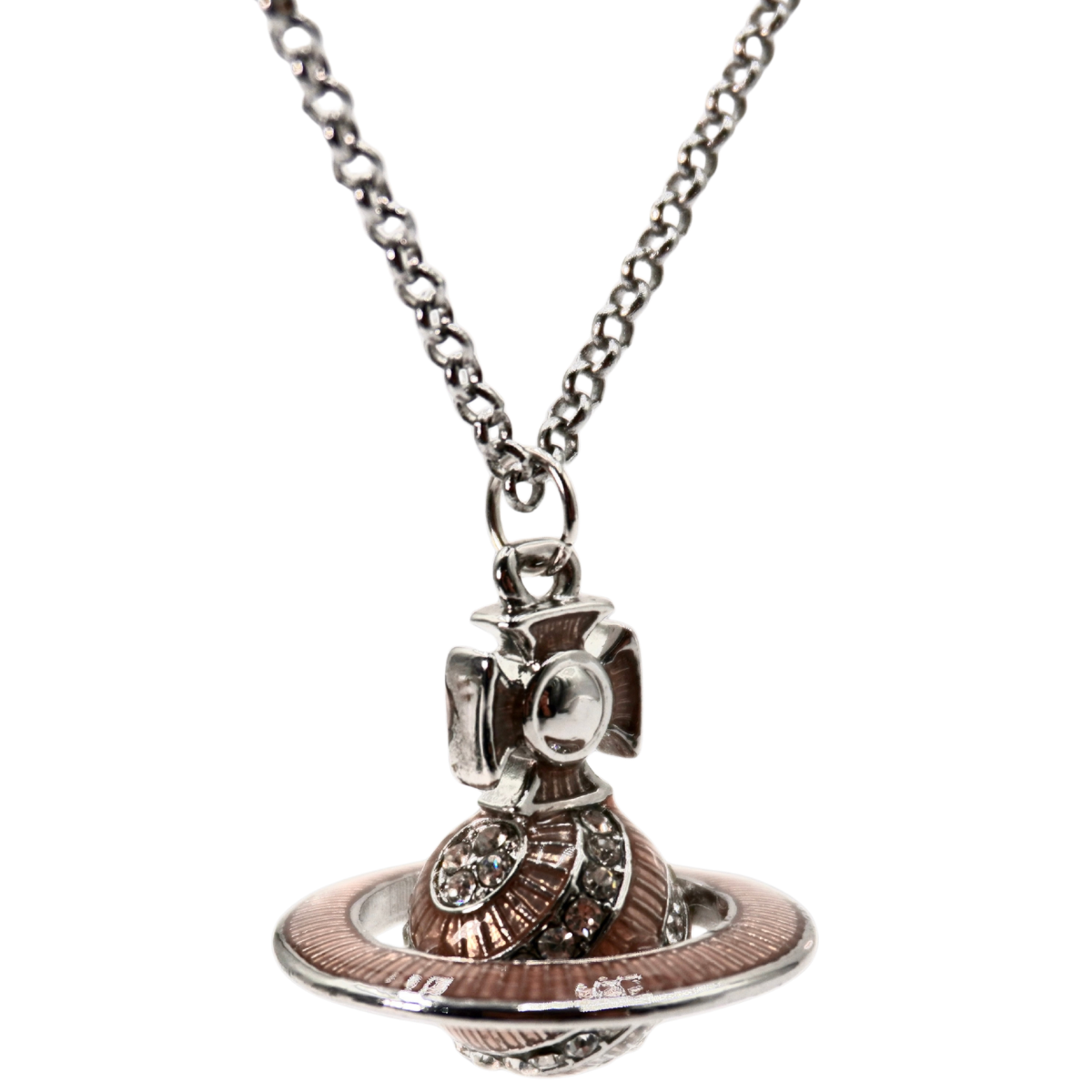 Collar Vivienne Westwood Saturn Plateado