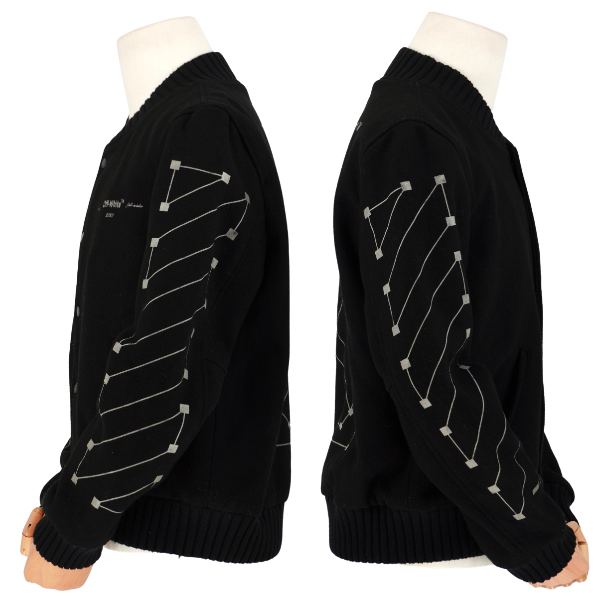 Chamarra Off-White Negro 2013