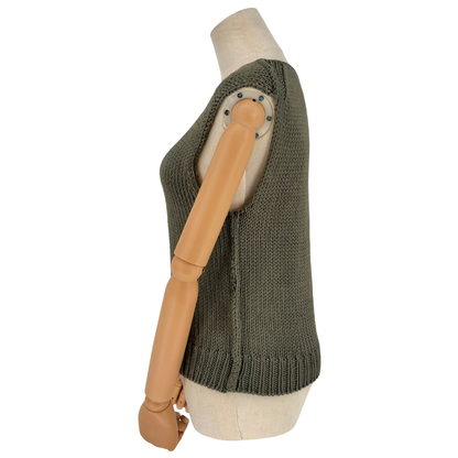 Chaleco Helmut Lang Verde