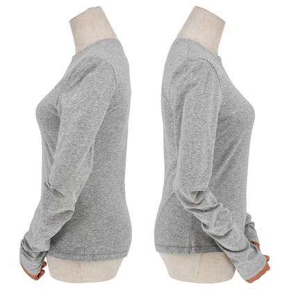 Playera Skims Long Sleeve Gray