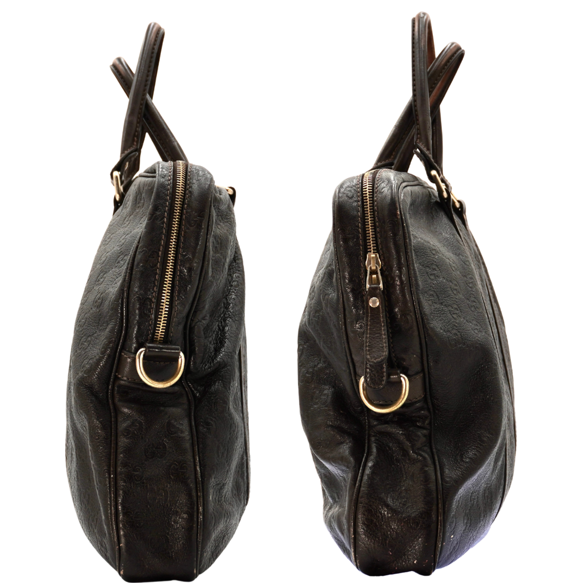 Bolsa Briefcase Gucci Leather