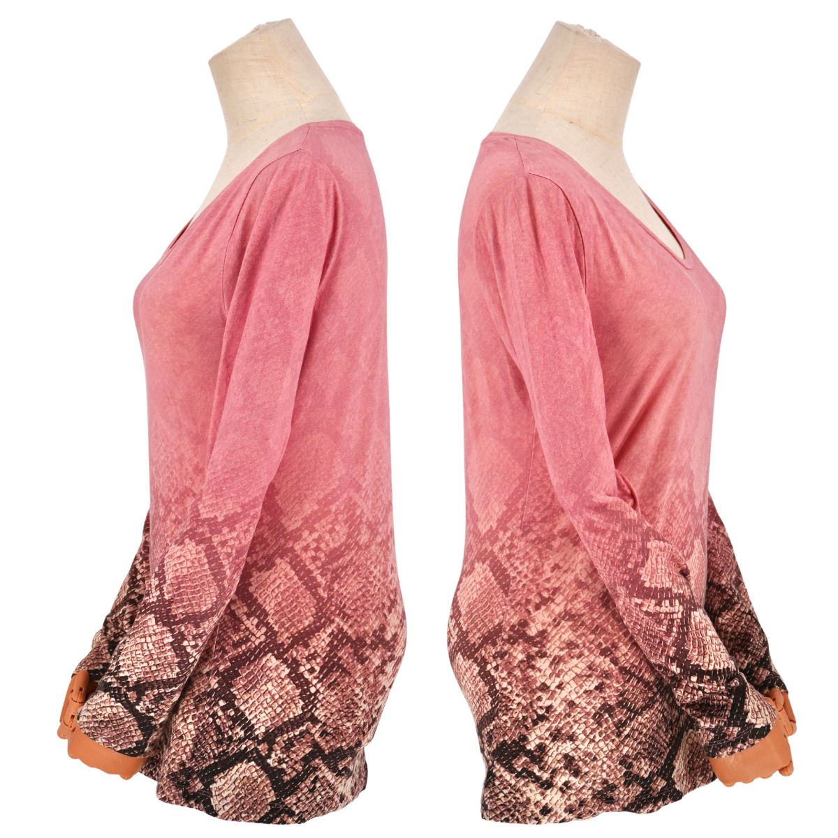 Blusa Roberto Cavalli Rosa Long Sleeve